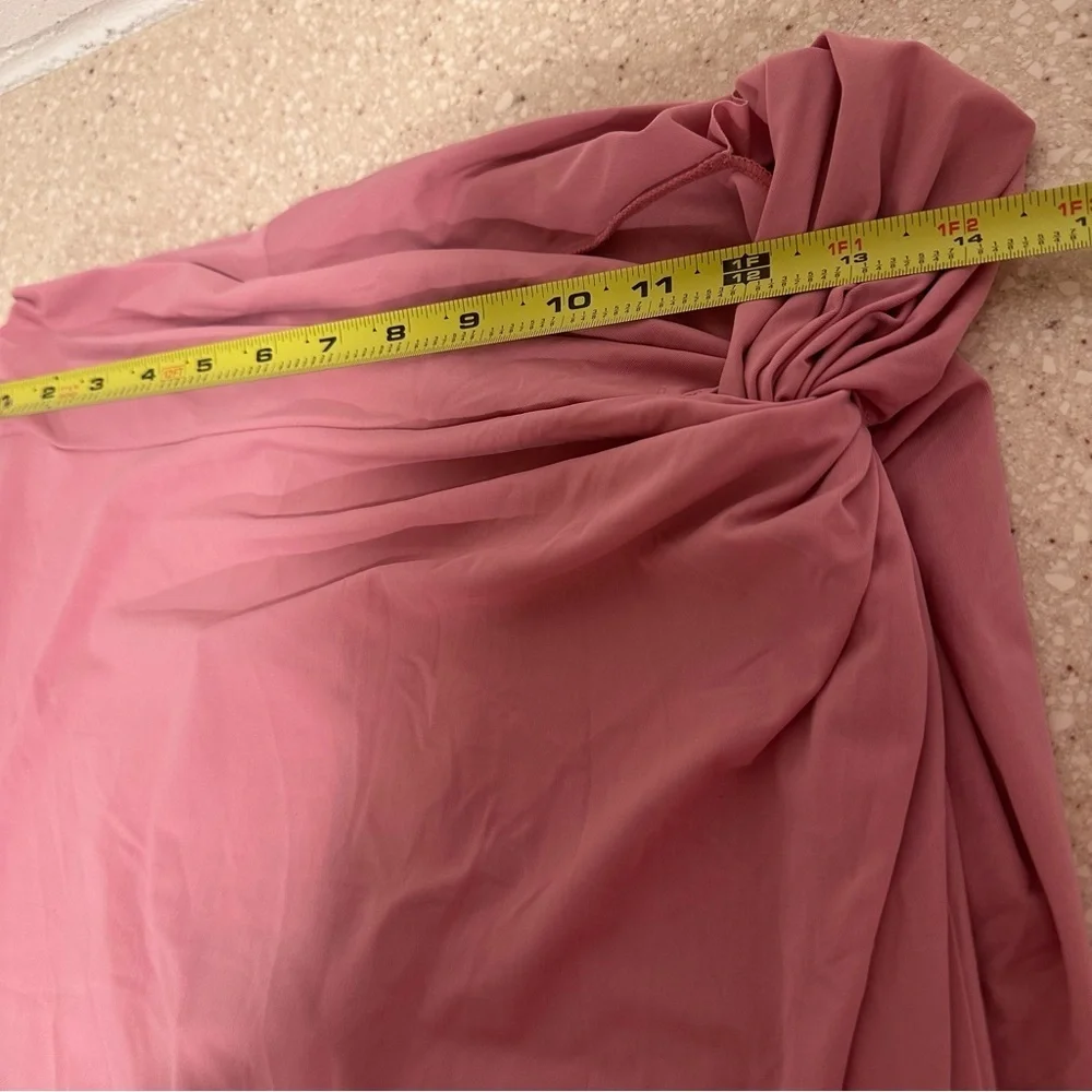 NWT Vix PaulaHermanny Solid Karen Cover Up Skirt in Pink. Light, Soft, Cooling M